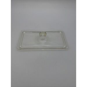 Vintage Glasbake Loaf Pan Lids Replacement Lids Only 91/2 " long x 5 1/4"wide